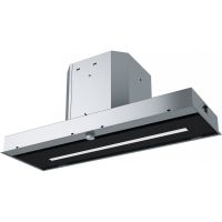 Встраиваемая вытяжка FMY 908 BI BK нержавеющая сталь/черное стекло